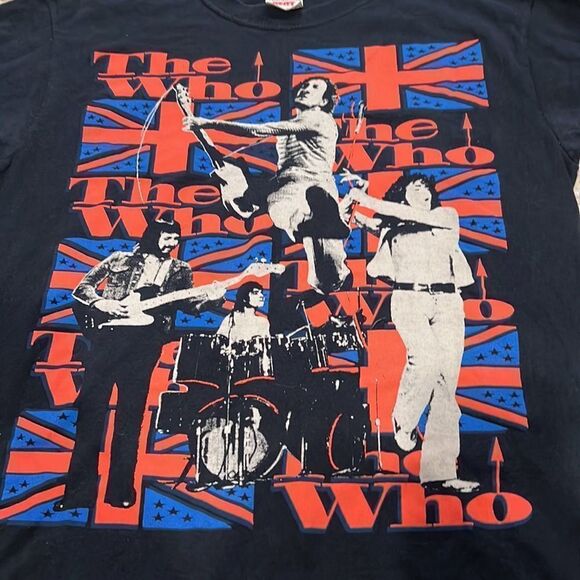 The Who - Black band tee  size  M GUC on Fruit of the loom tag - Picture 2 of 6